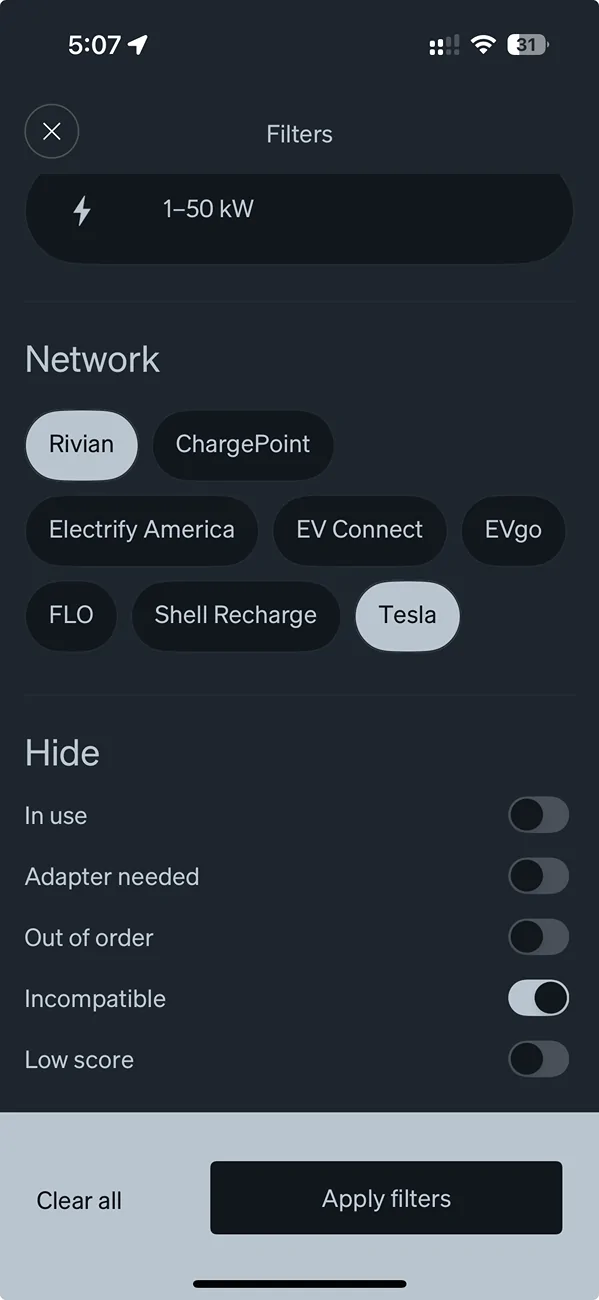 Rivian R1T R1S Supercharger Advice and Info Help 1732410491106-xy