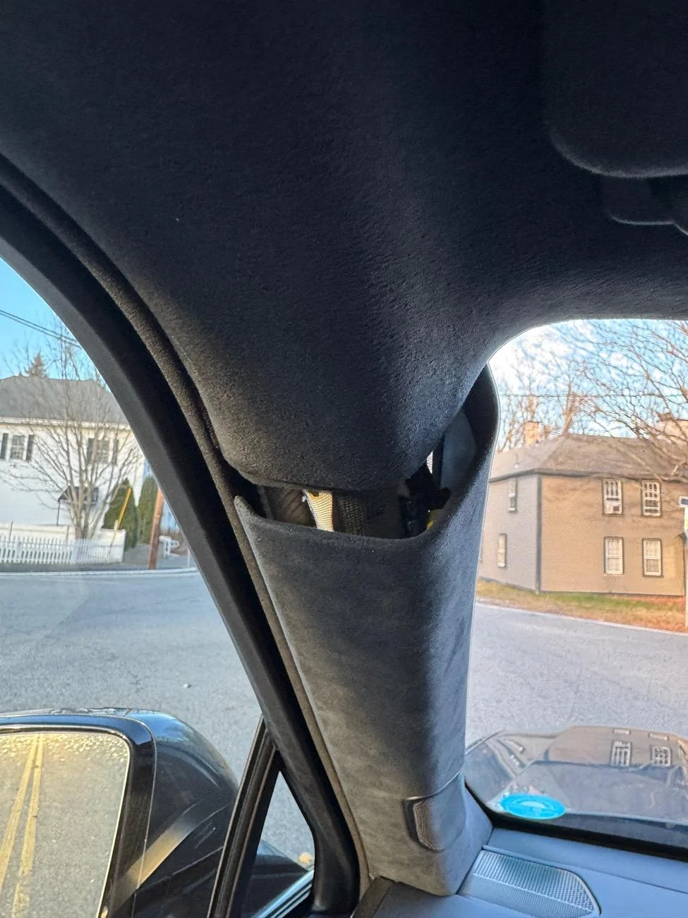 Rivian R1T R1S A pillar trim fell while driving IMG_1655