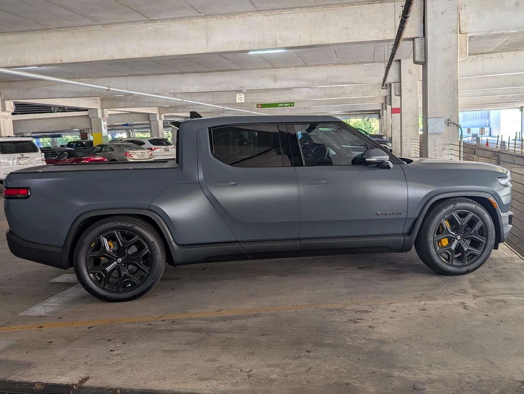 Rivian R1T R1S Storm Blue wrapped in XPEL Stealth PPF -- photos PXL_20241124_183804616
