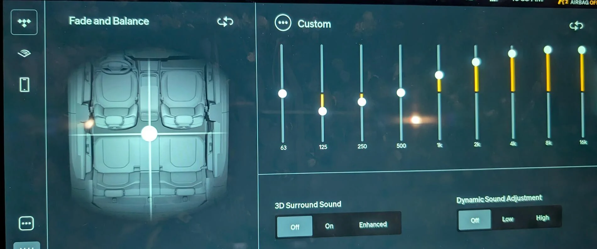 Rivian R1T R1S Gen 2 Premium Sound EQ - Post Your Settings Screenshot 2024-11-26 at 11.49.12 AM