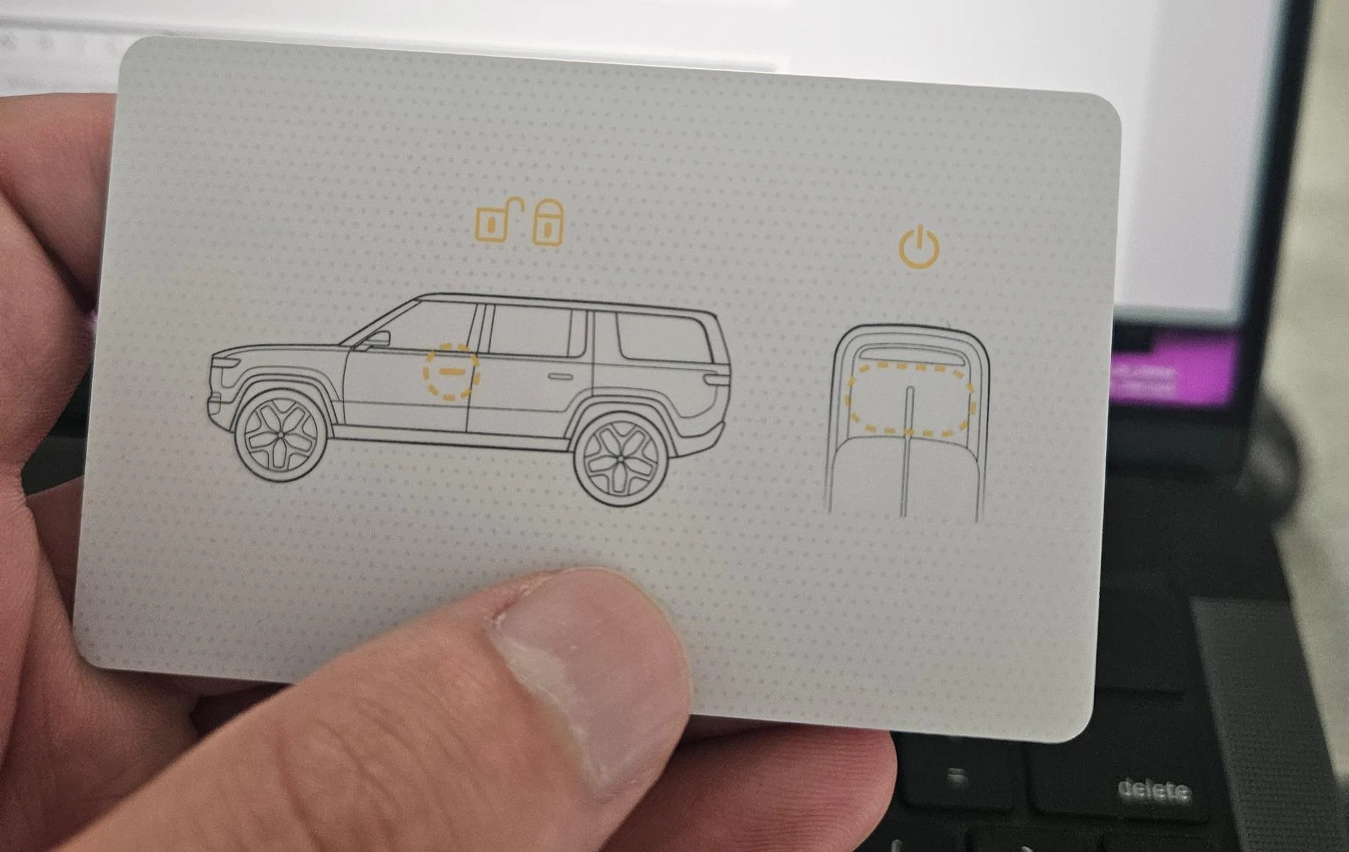 Rivian R1T R1S Gen 1 Key Card not compatable with Gen 2 20241127_102224