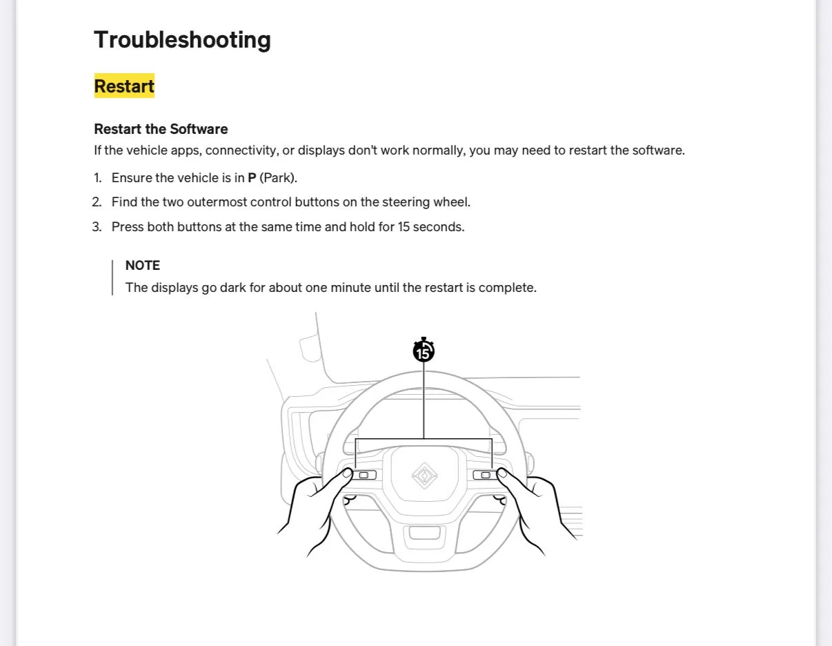 Rivian R1T R1S How-to Soft Reboot / Hard Reboot a Rivian? IMG_0723