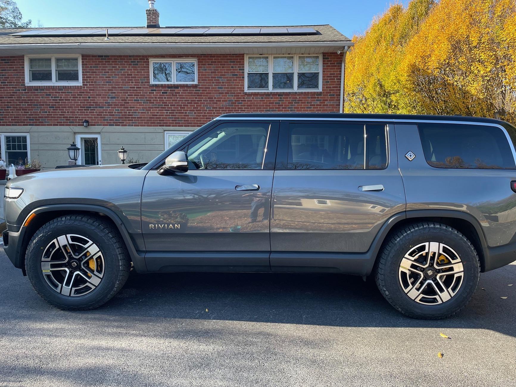 Rivian R1T R1S Yokohama Geolandar AT4 Tires -- Installed Pics & Impressions side3
