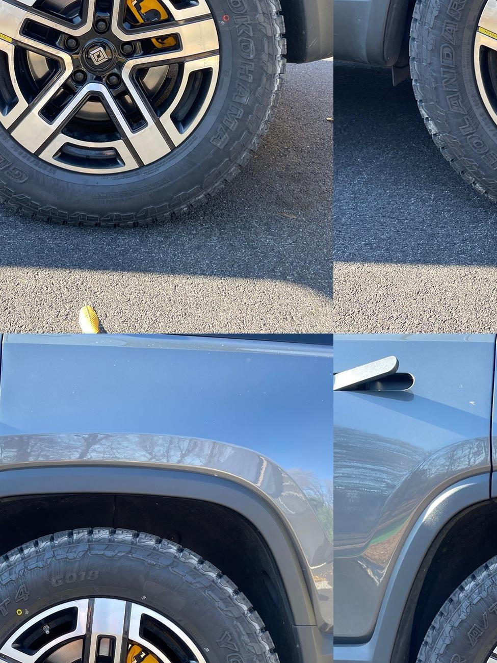 Rivian R1T R1S Yokohama Geolandar AT4 Tires -- Installed Pics & Impressions side2a