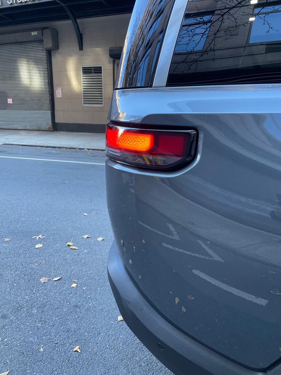 Rivian R1T R1S Wow a $41k dent (quoted for bedside replacement). Saved by PDR paintless dent removal repair IMG_6225
