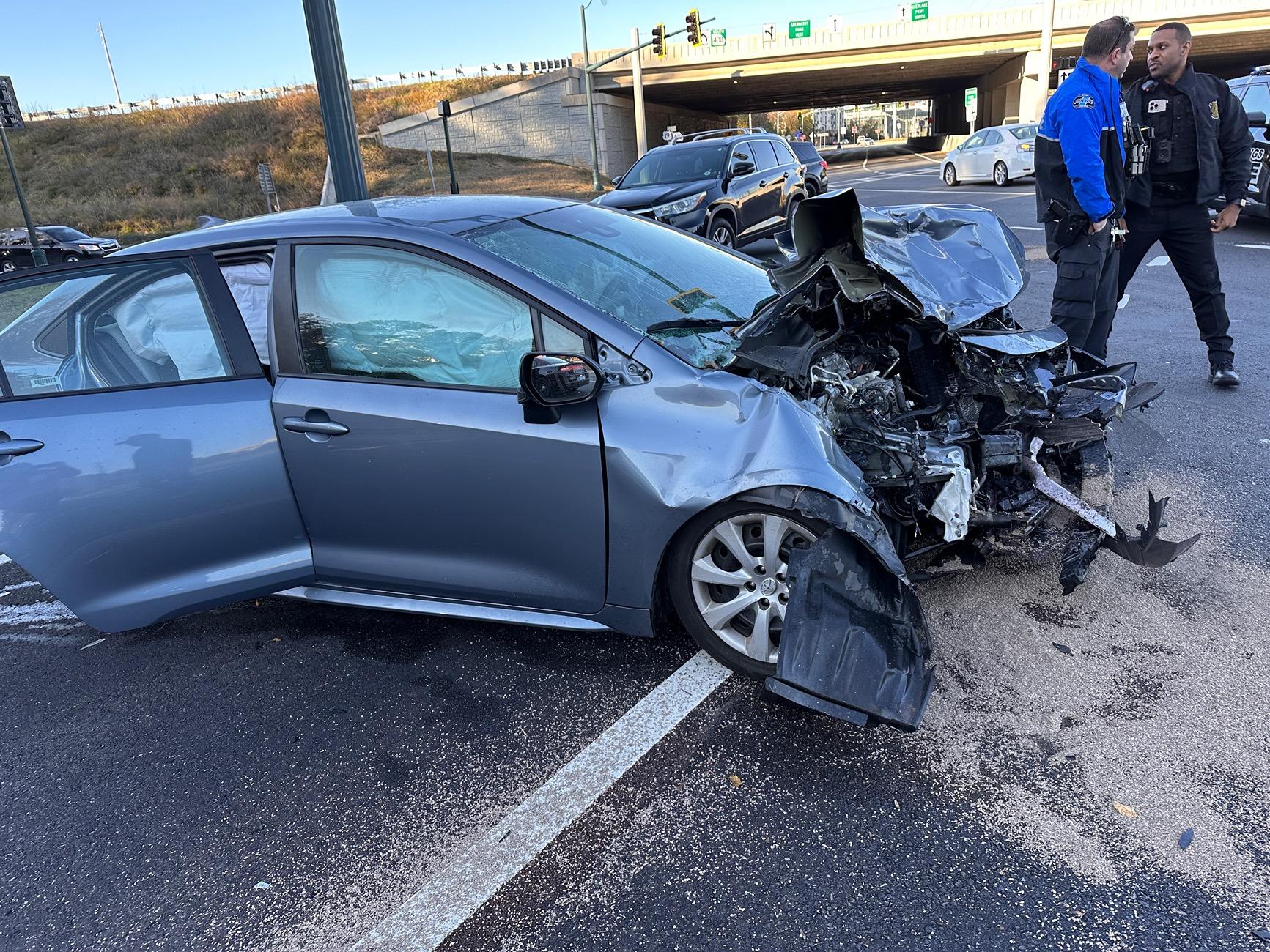 Rivian R1T R1S My poor R1S totaled but saved my life IMG_0403