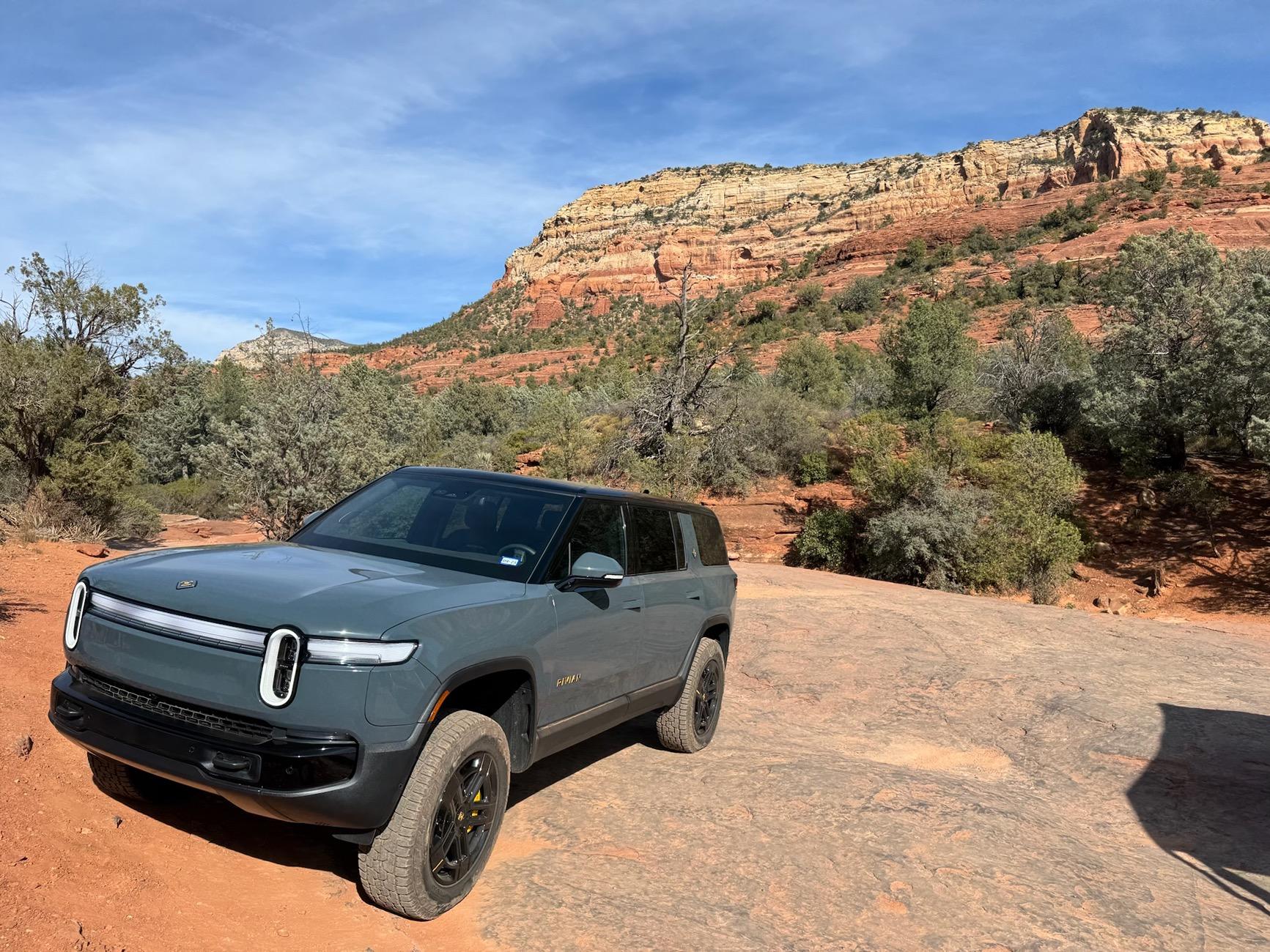Rivian R1T R1S SATX-Sedona North/South Grand Loop w/Off-roading and MTBs - 2400mi first run in R1S TriMax IMG_2144