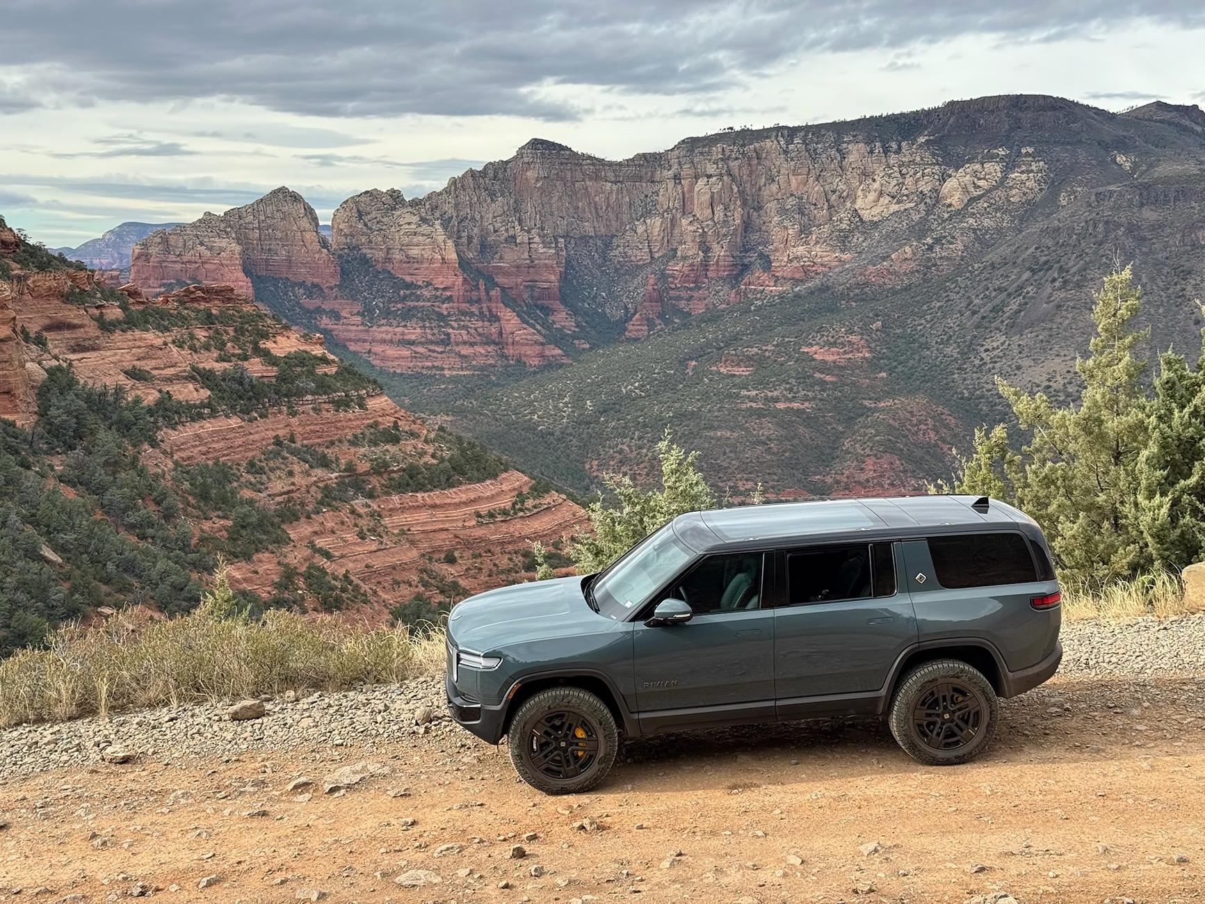 Rivian R1T R1S SATX-Sedona North/South Grand Loop w/Off-roading and MTBs - 2400mi first run in R1S TriMax IMG_2284