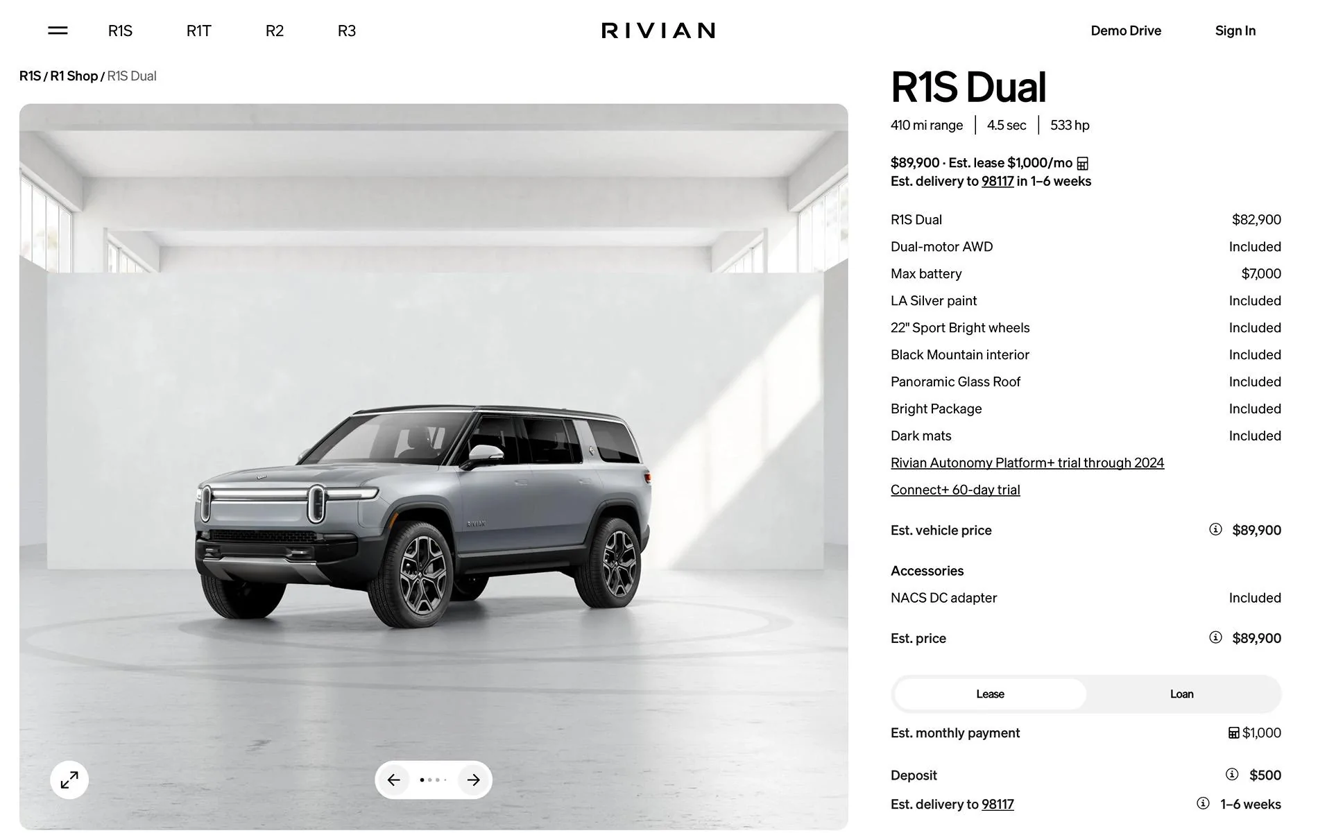 Rivian R1T R1S Upcoming Gen 2 R1S incentives? Order now or wait it out? IMG_3344