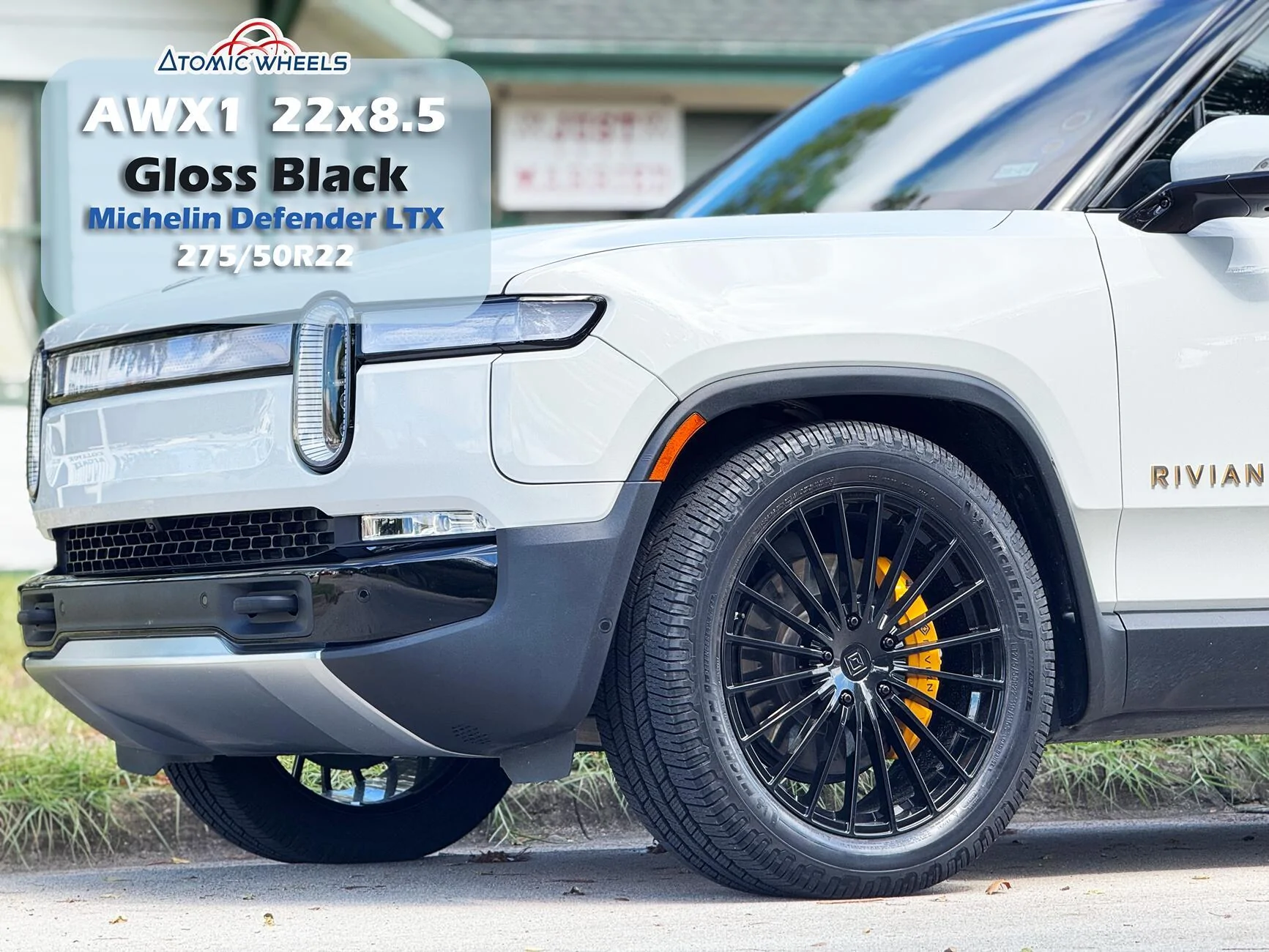 Rivian R1T R1S Official Atomic Wheels thread for Rivian AWX122_Rivian_GlossBlack_Stamp_Sit