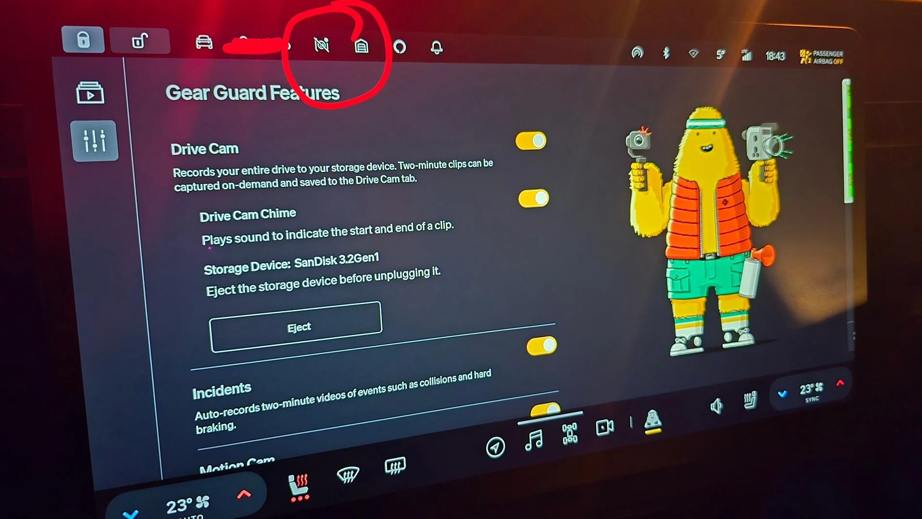 Rivian R1T R1S Drive Cam issue comes back after the latest SW update 20241204_184357