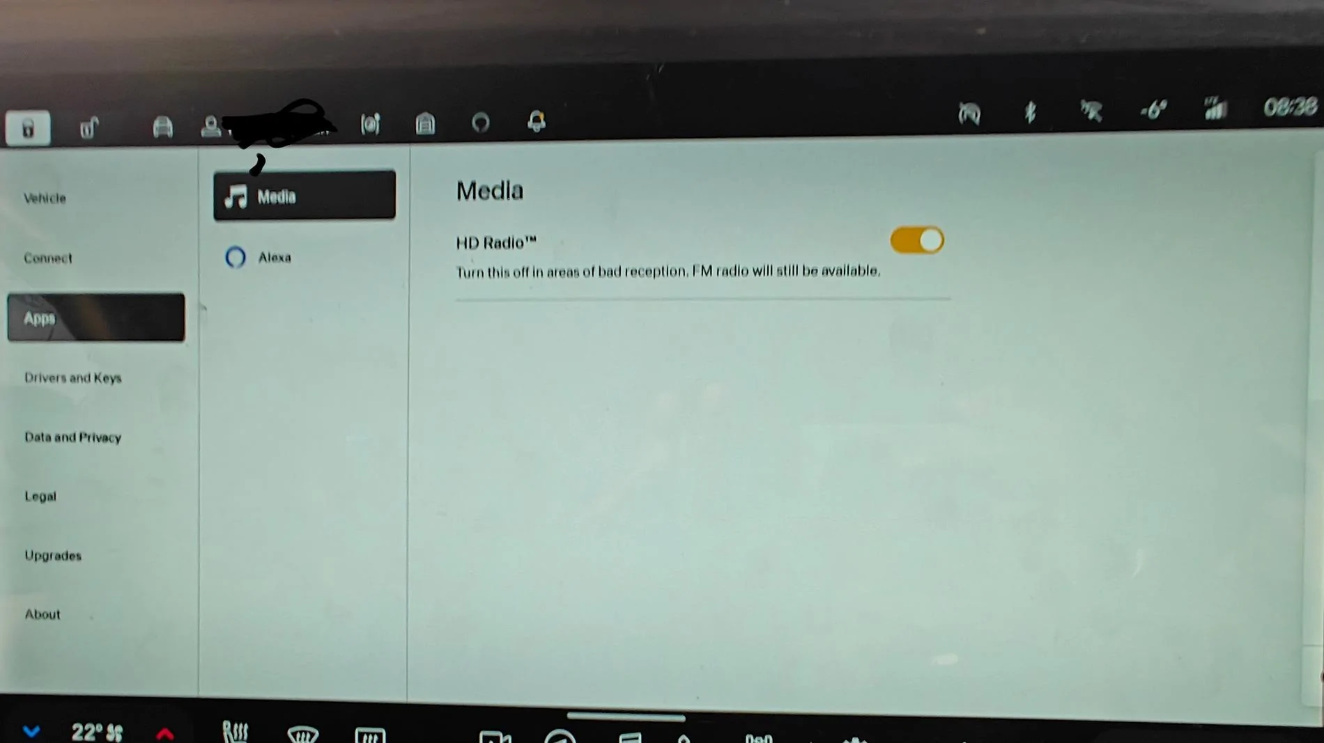 Rivian R1T R1S FM radio missing in HD option 1000053399