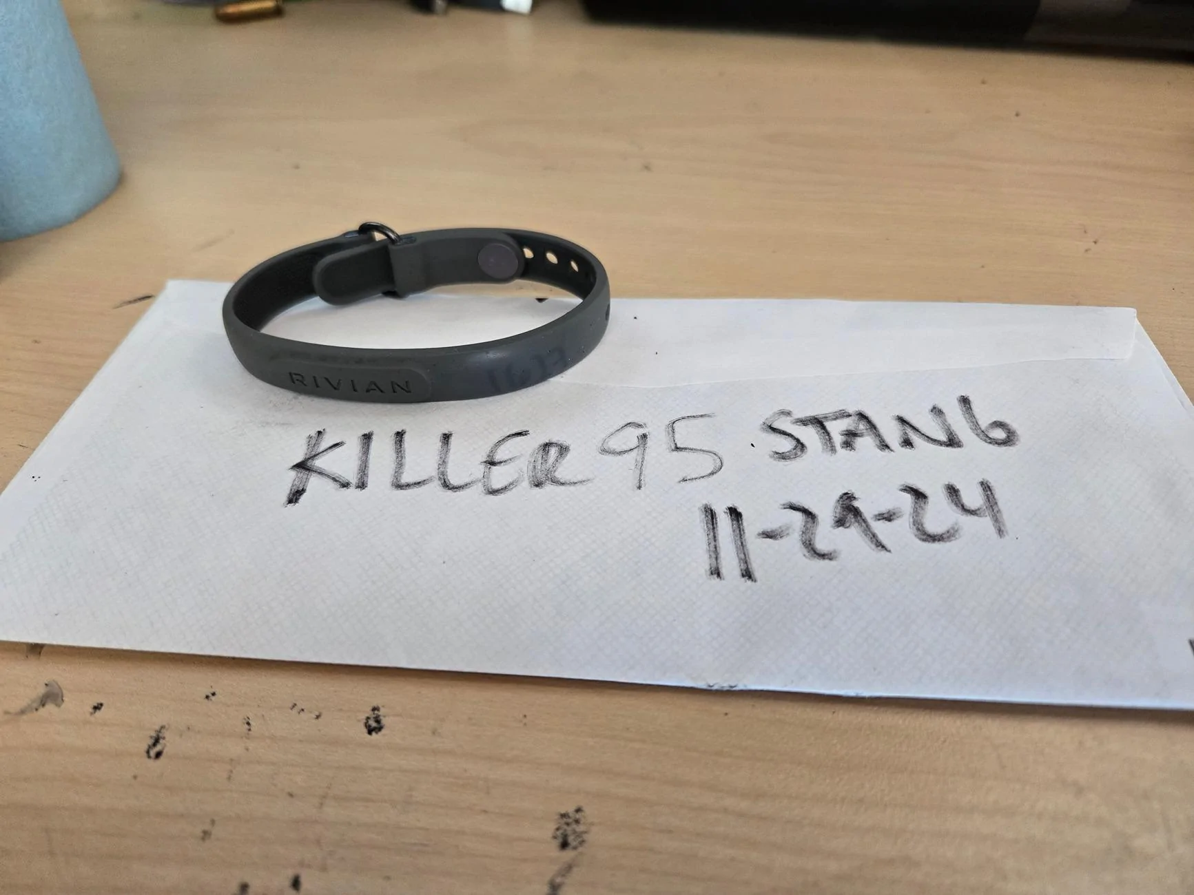 Rivian R1T R1S Unpaired wristband , grey $100 20241206_111312