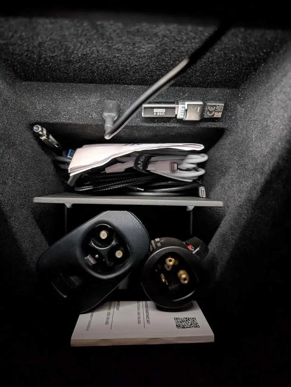 Rivian R1T R1S Customizable Console Organizer (3D Print) 1733547446252-qr