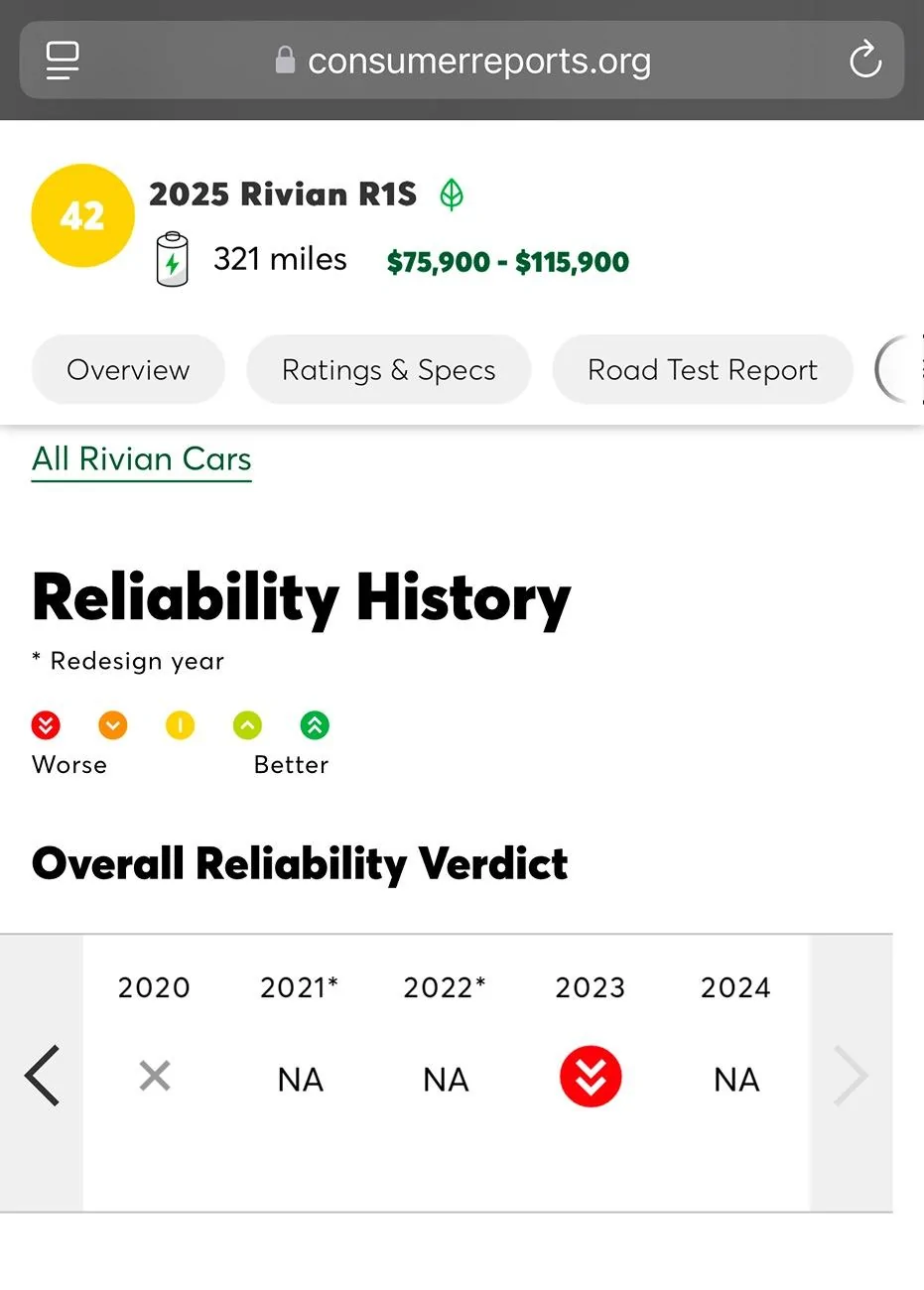 Rivian R1T R1S Rivian reliability is a problem IMG_4866