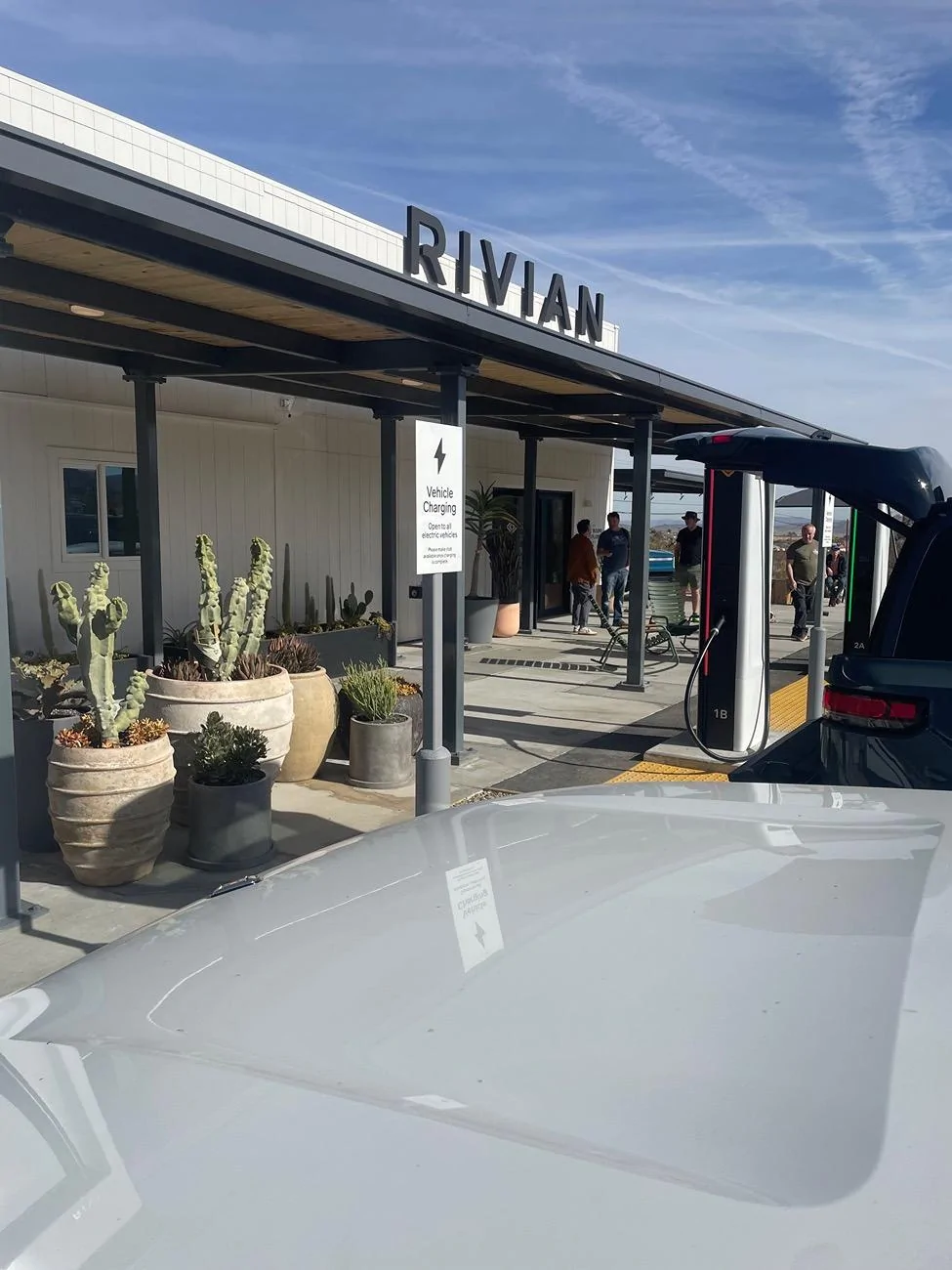 Rivian R1T R1S Joshua Tree Charging Outpost pictures from our visit IMG_6475