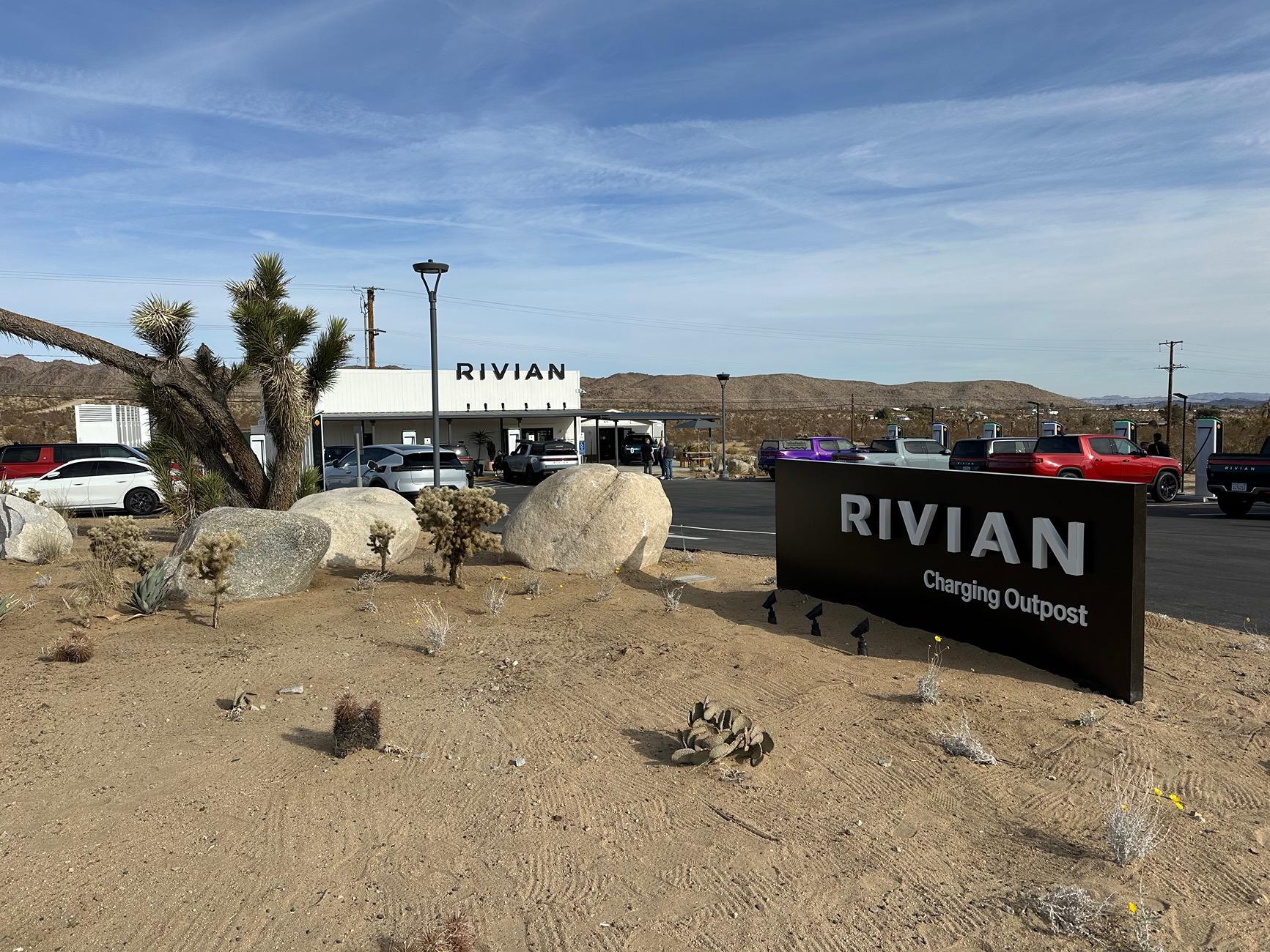 Rivian R1T R1S Joshua Tree Charging Outpost pictures from our visit IMG_0368