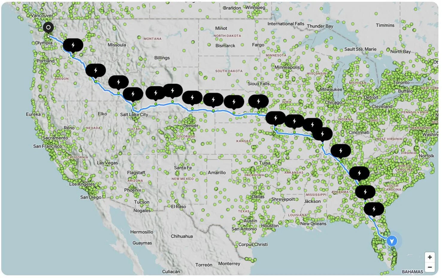 Rivian R1T R1S New Trip Visualizer on Rivian Website 1733785162305-59