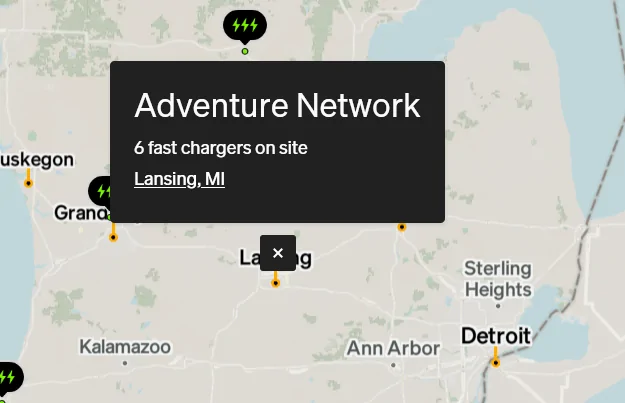 Rivian R1T R1S RAN Rivian Charging Stations Locations Map via Google Maps 1733840140538-lh