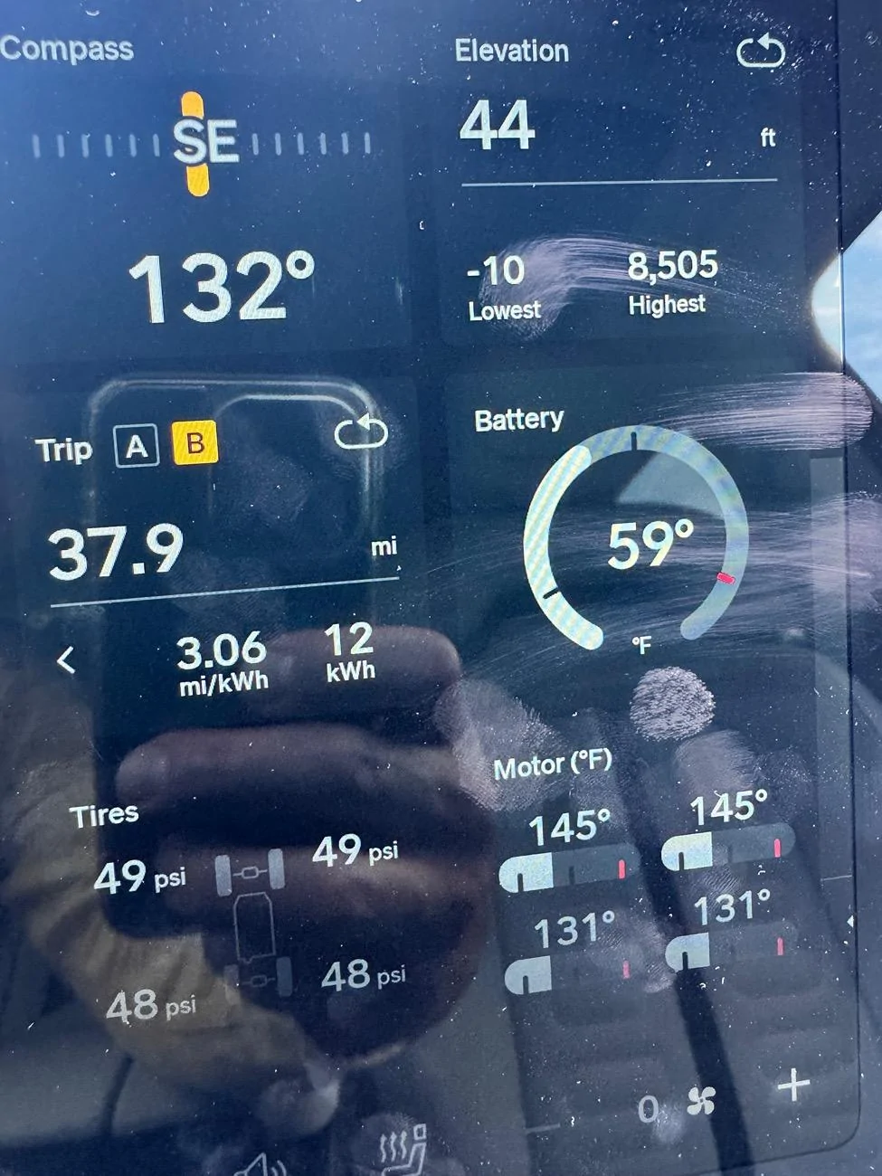 Rivian R1T R1S 3.06 miles/kWh - controlled test IMG_1480
