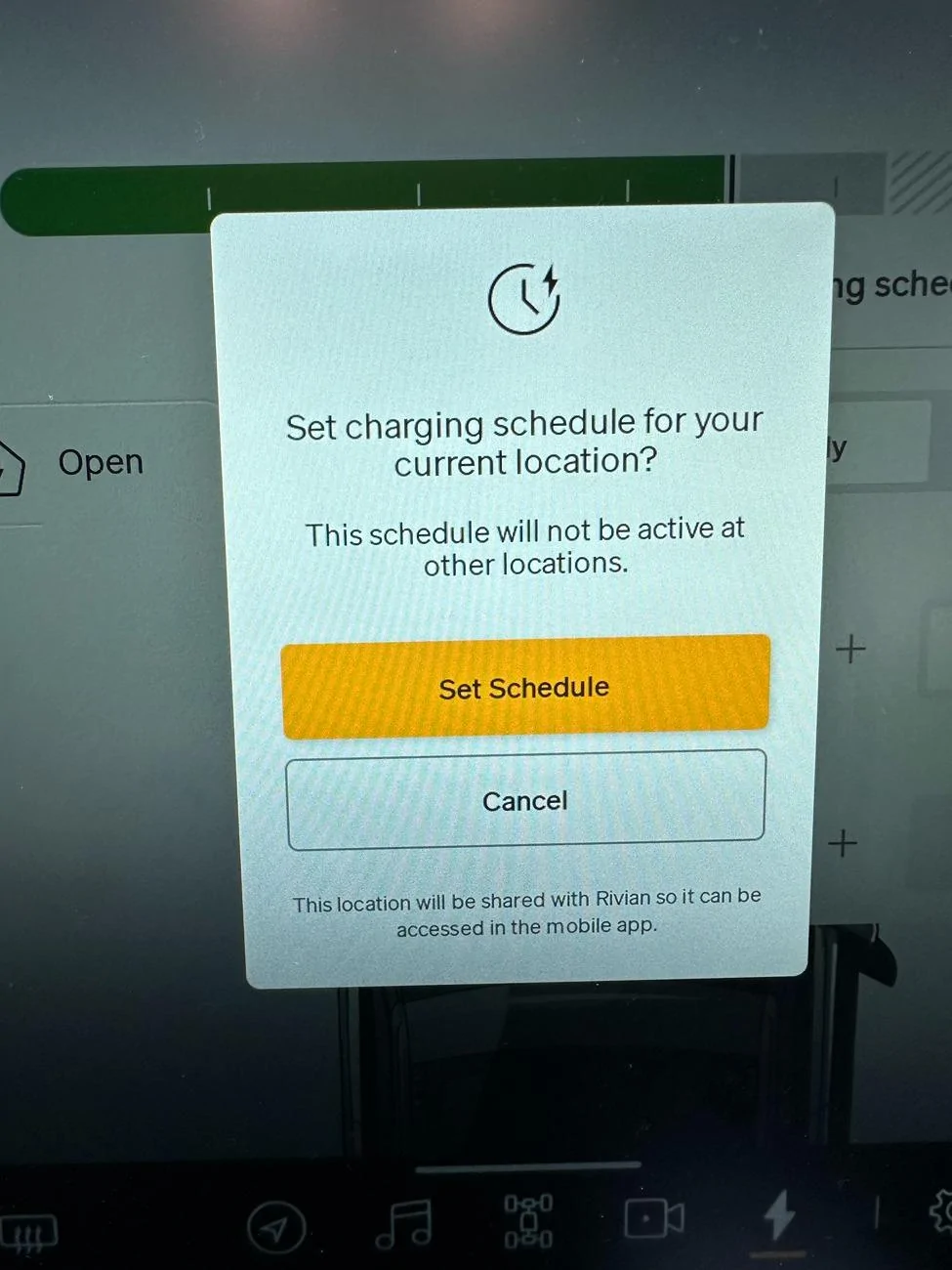 Rivian R1T R1S Scheduled Charging IMG_4218