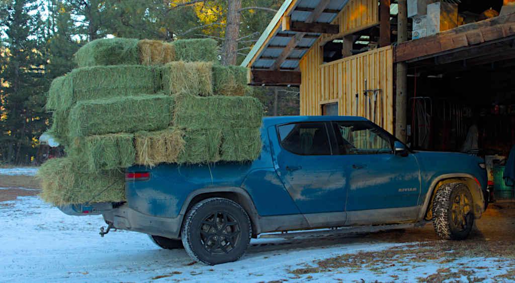 Rivian R1T R1S What do you use your R1T bed for?  (Picture Edition) R1T_0001_20241210_Hay_web