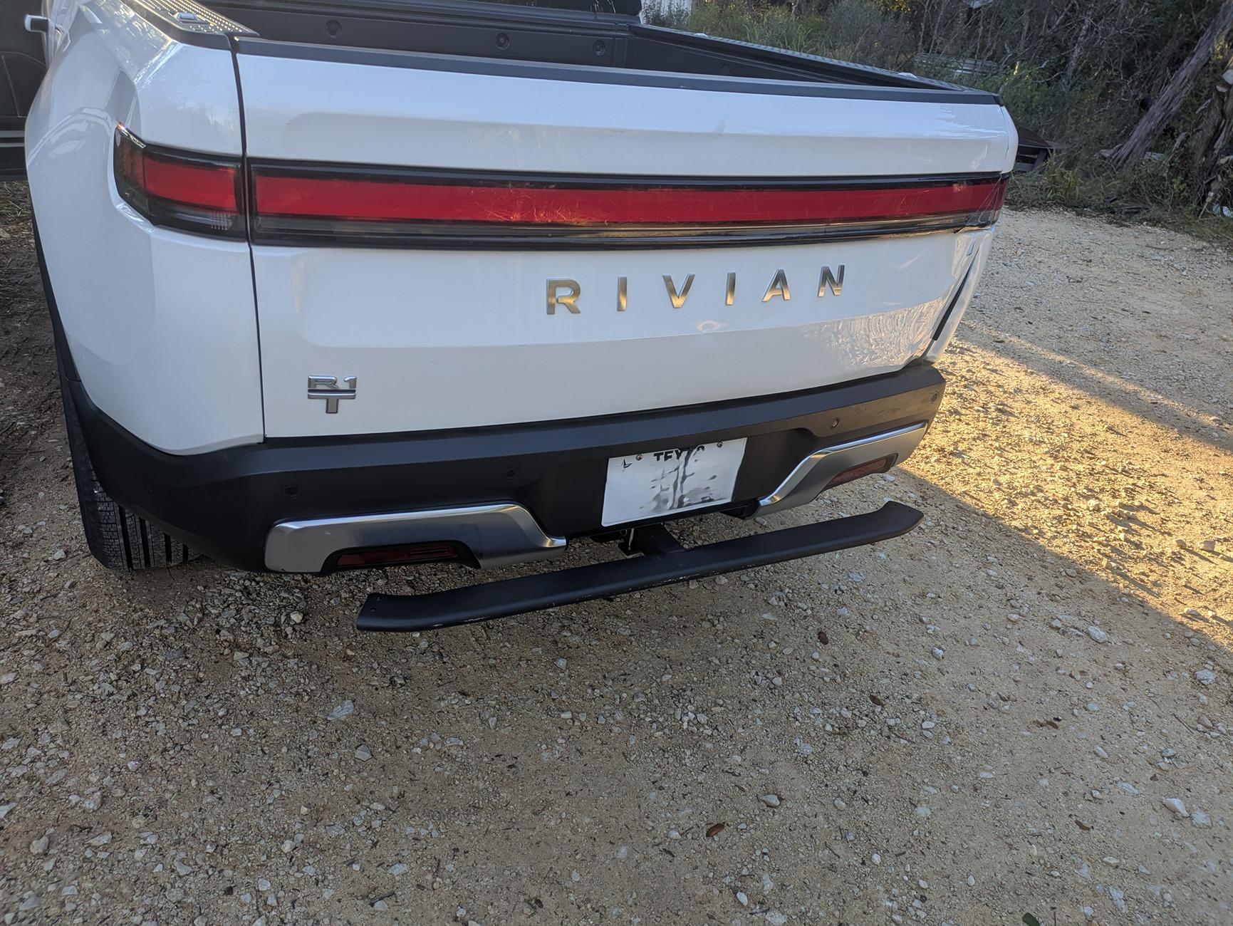 Rivian R1T R1S Super Heavy Duty Hitch Step / Bumper Protector with Photos PXL_20241212_143015462