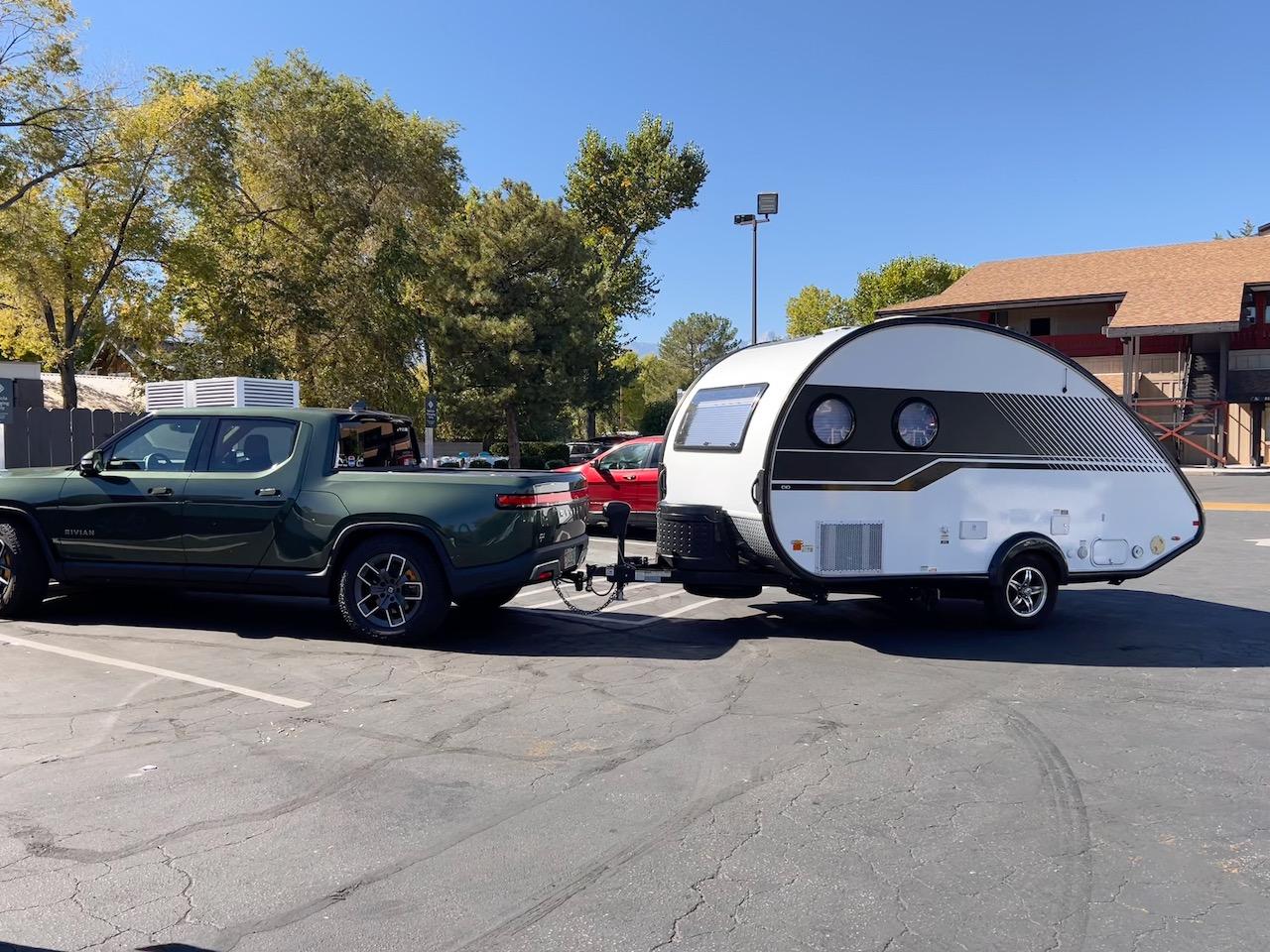Rivian R1T R1S Rivian Adventure Network (RAN) Charging Station Opens in Shoshone, CA (edge of Death Valley) IMG_5330