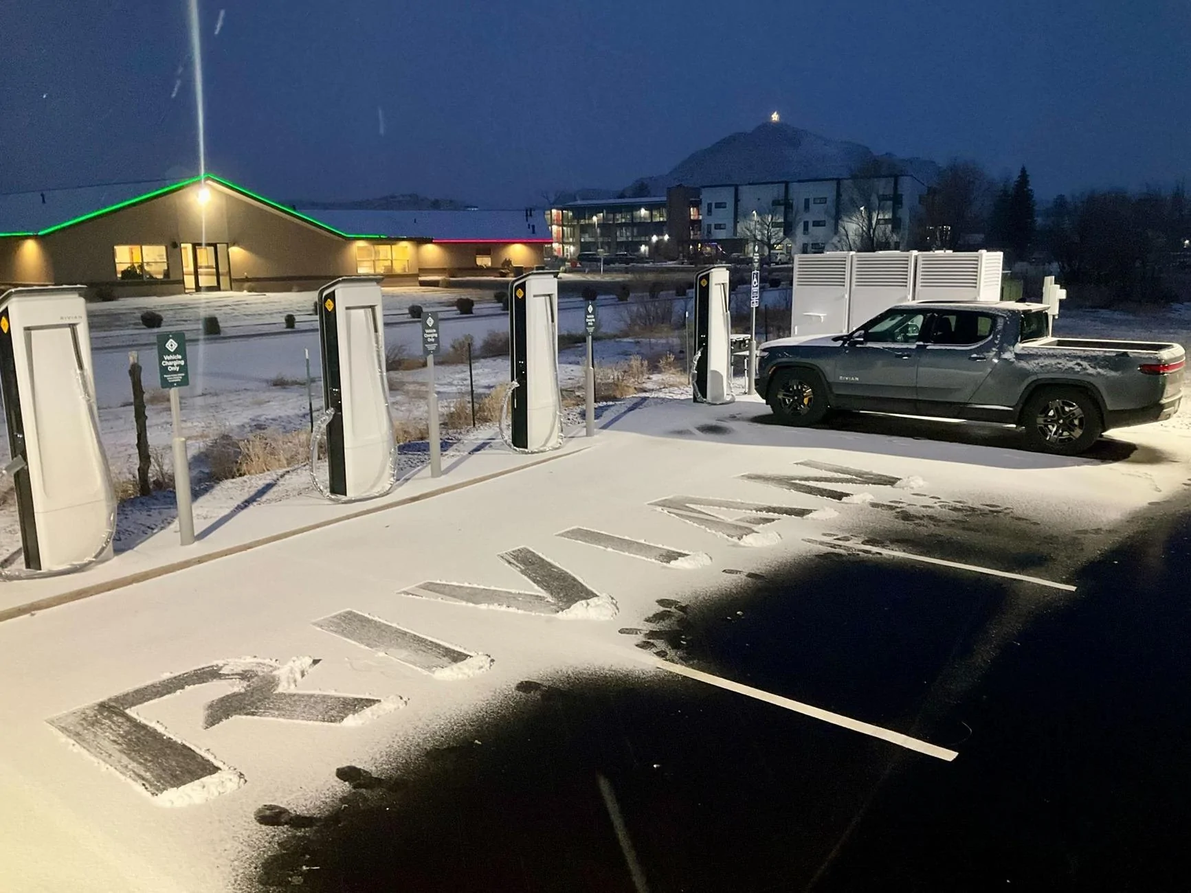 Rivian R1T R1S RAN Rivian Charging Stations Locations Map via Google Maps Rivian DN