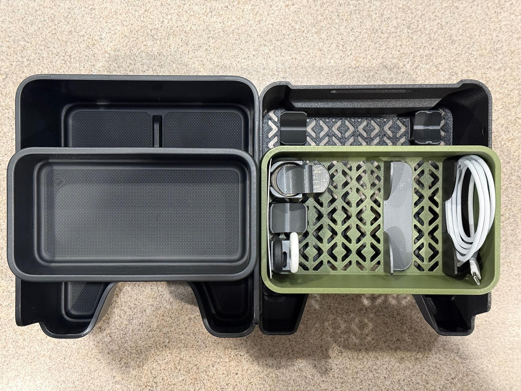 Rivian R1T R1S Customizable Console Organizer (3D Print) IMG_3433