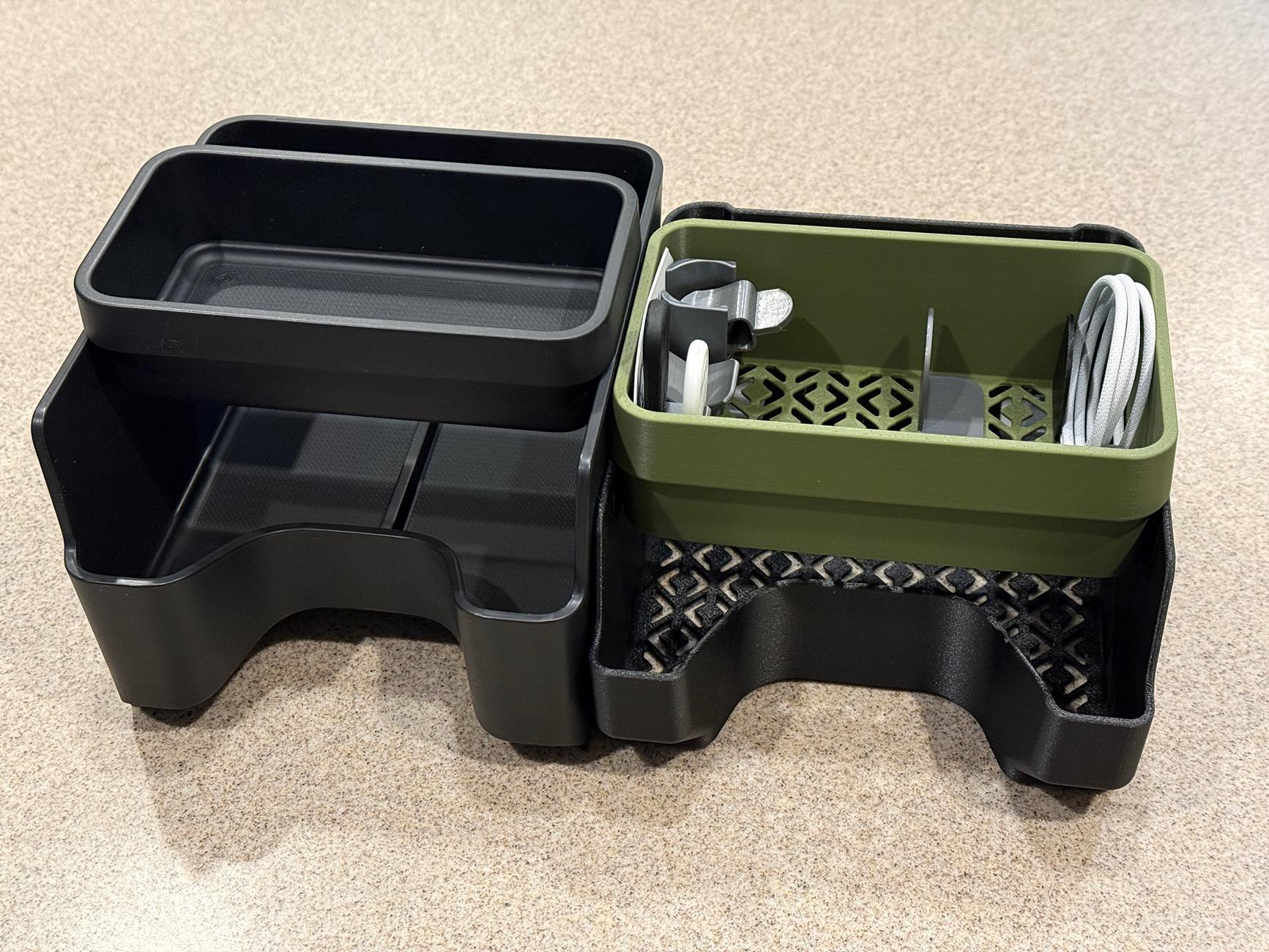 Rivian R1T R1S Customizable Console Organizer (3D Print) IMG_3434