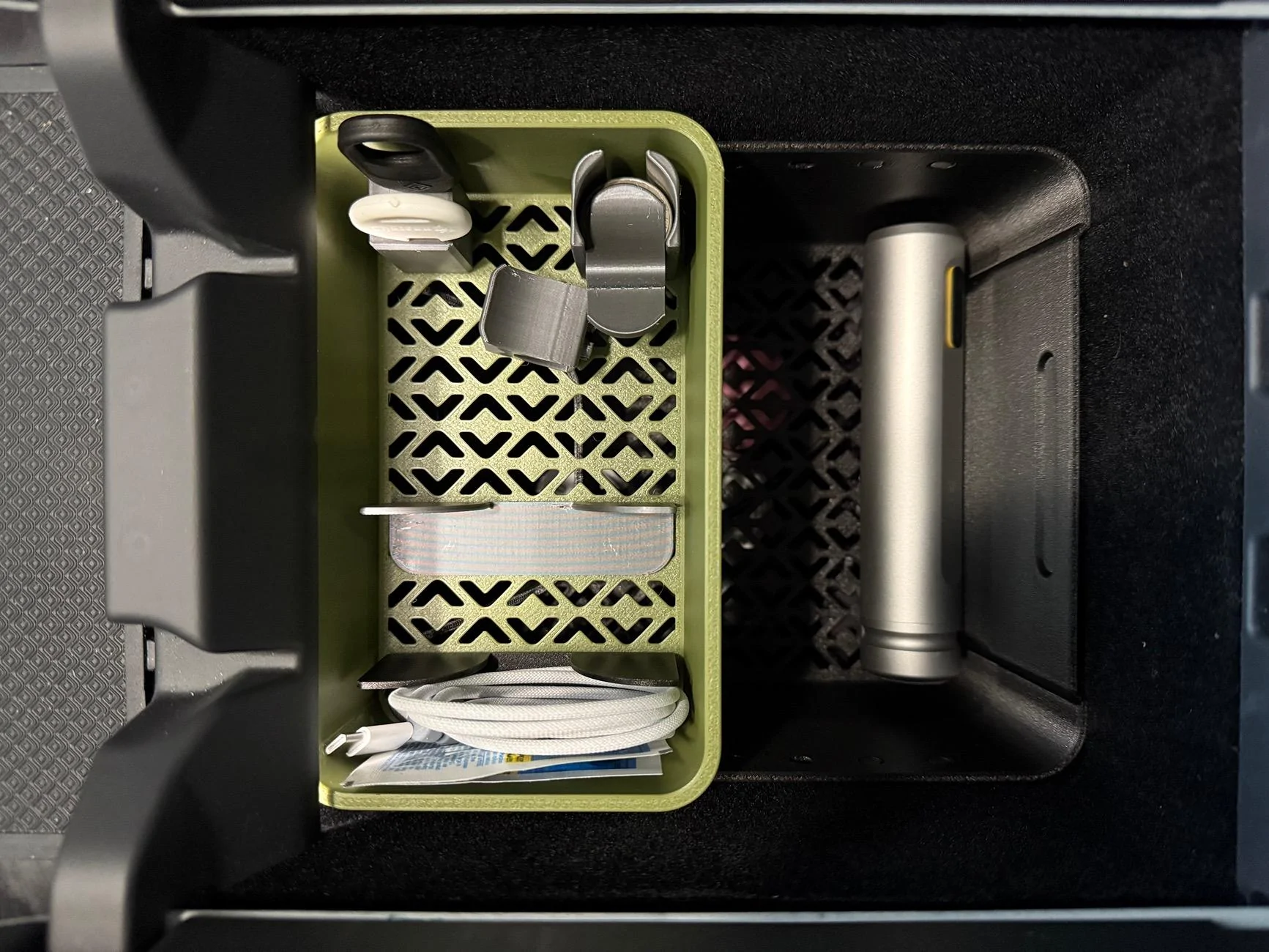 Rivian R1T R1S Customizable Console Organizer (3D Print) IMG_3445