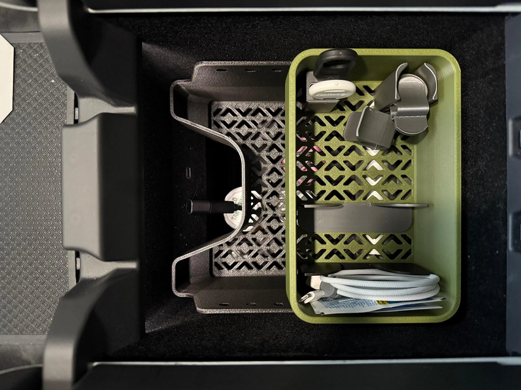 Rivian R1T R1S Customizable Console Organizer (3D Print) IMG_3446