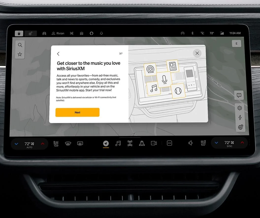 Update this week! Christmas treat, Youtube, Google Cast, Sirius XM,  Pandora, Enhanced Lane Change, Scheduled Drive, Gen 2 KeyFob enhancement &  fixes! | Page 4 | Rivian Forum - R1T R1S R2