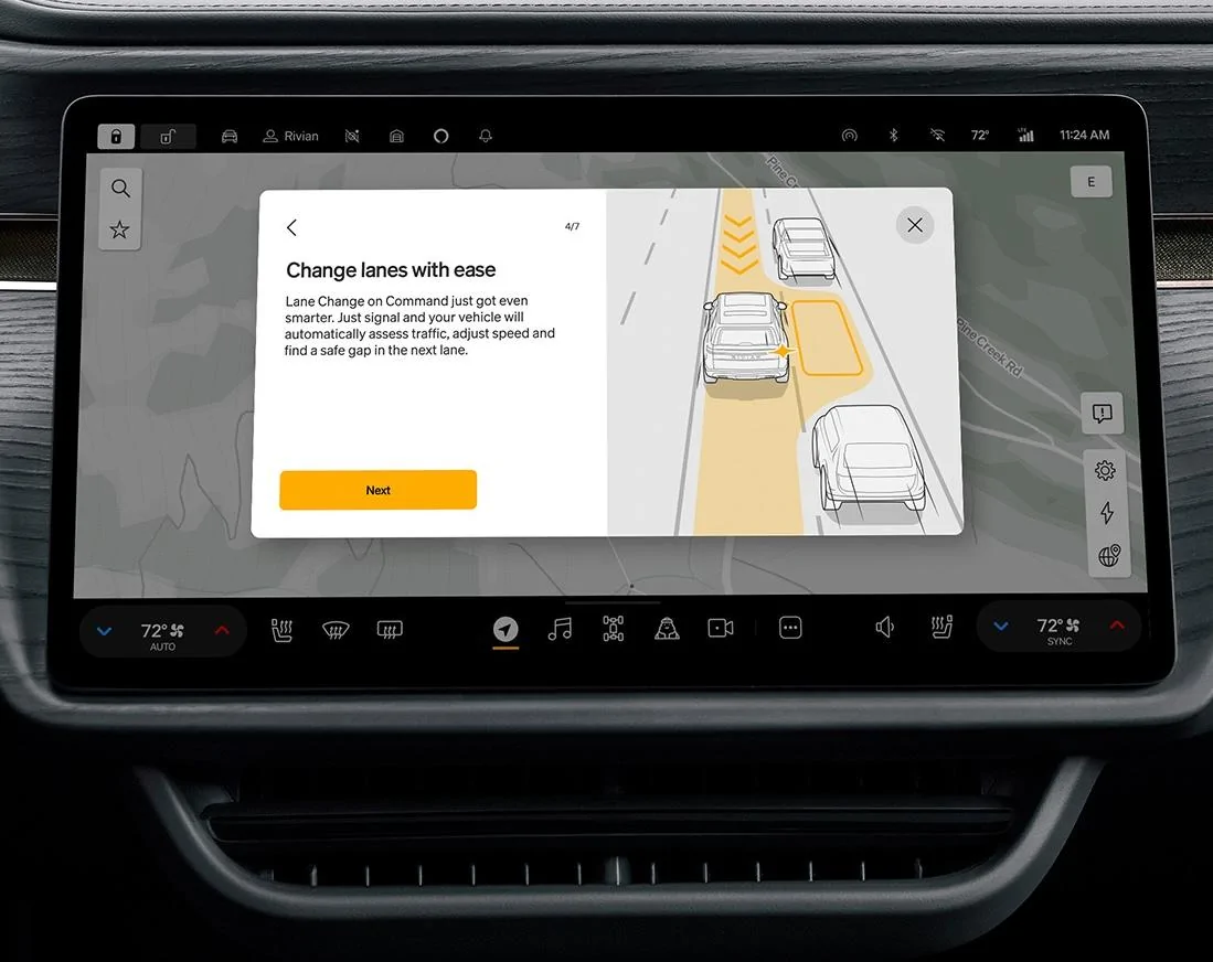 Rivian R1T R1S Update this week! Christmas treat, Youtube, Google Cast, Sirius XM, Pandora, Enhanced Lane Change, Scheduled Drive, Gen 2 KeyFob enhancement & fixes! Ge8lpzAXIAAB3CQ