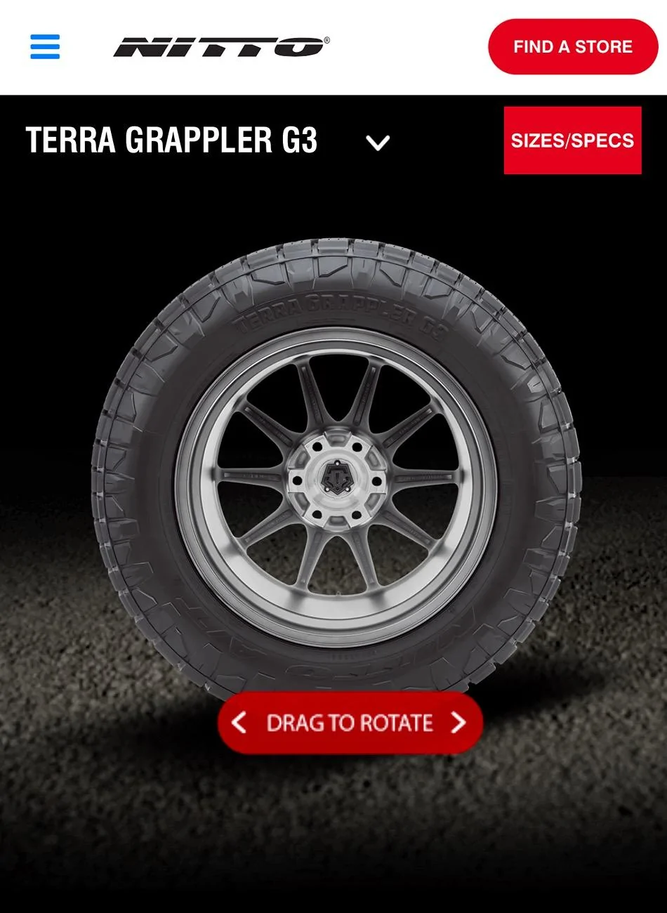 Rivian R1T R1S Nitto Terra Grappler G3 tires available IMG_2120