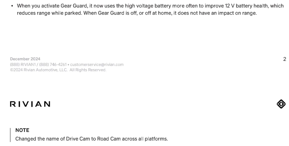 Rivian R1T R1S 2024.47.0 Update Spotted! 1000001651
