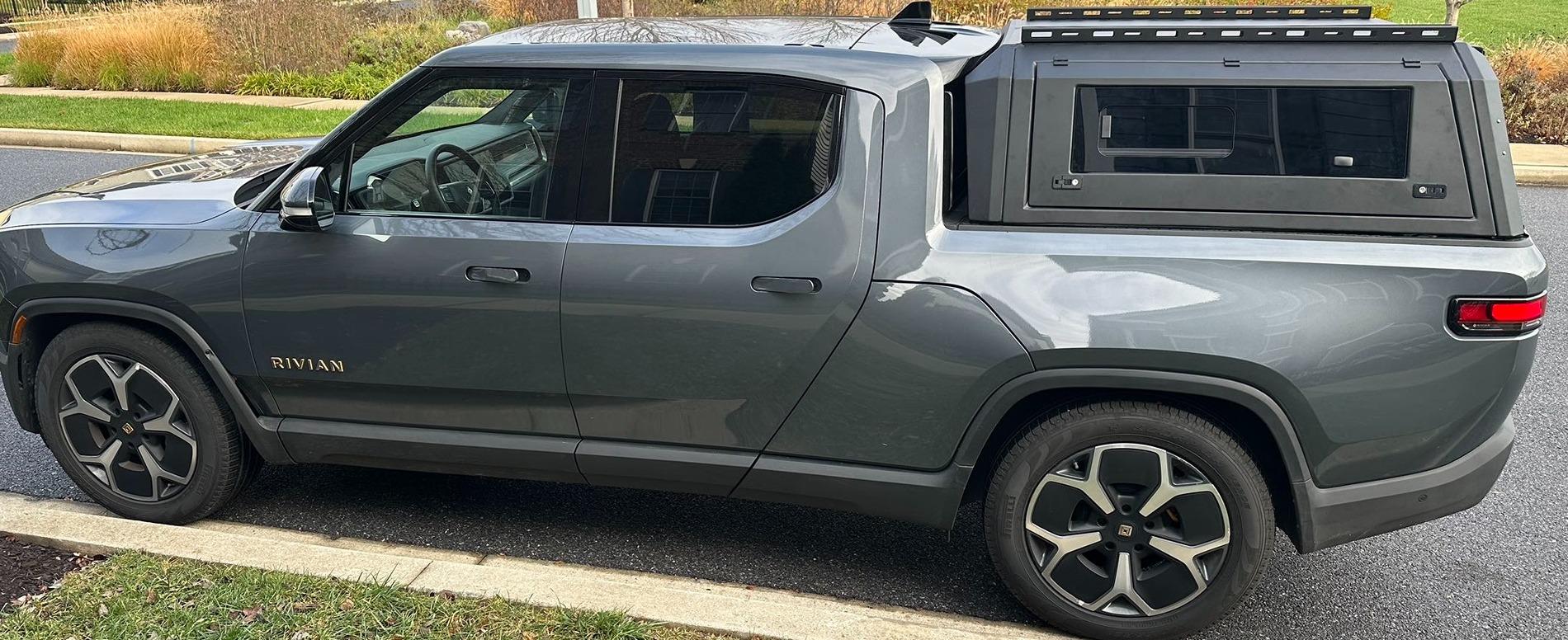 Rivian R1T R1S Custom Made Rivian R1T Truck Cap Topper (Autofitpro) Group Buy - Interested? topper