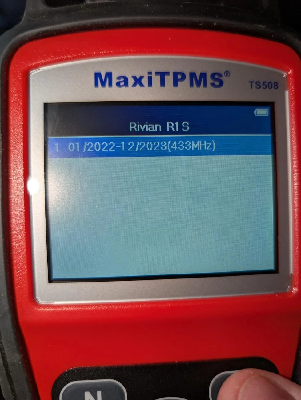 Rivian R1T R1S Did the TPMS system change for Gen2? PXL_20241221_183144190