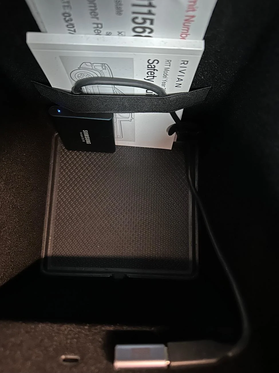 Rivian R1T R1S Customizable Console Organizer (3D Print) IMG_4546