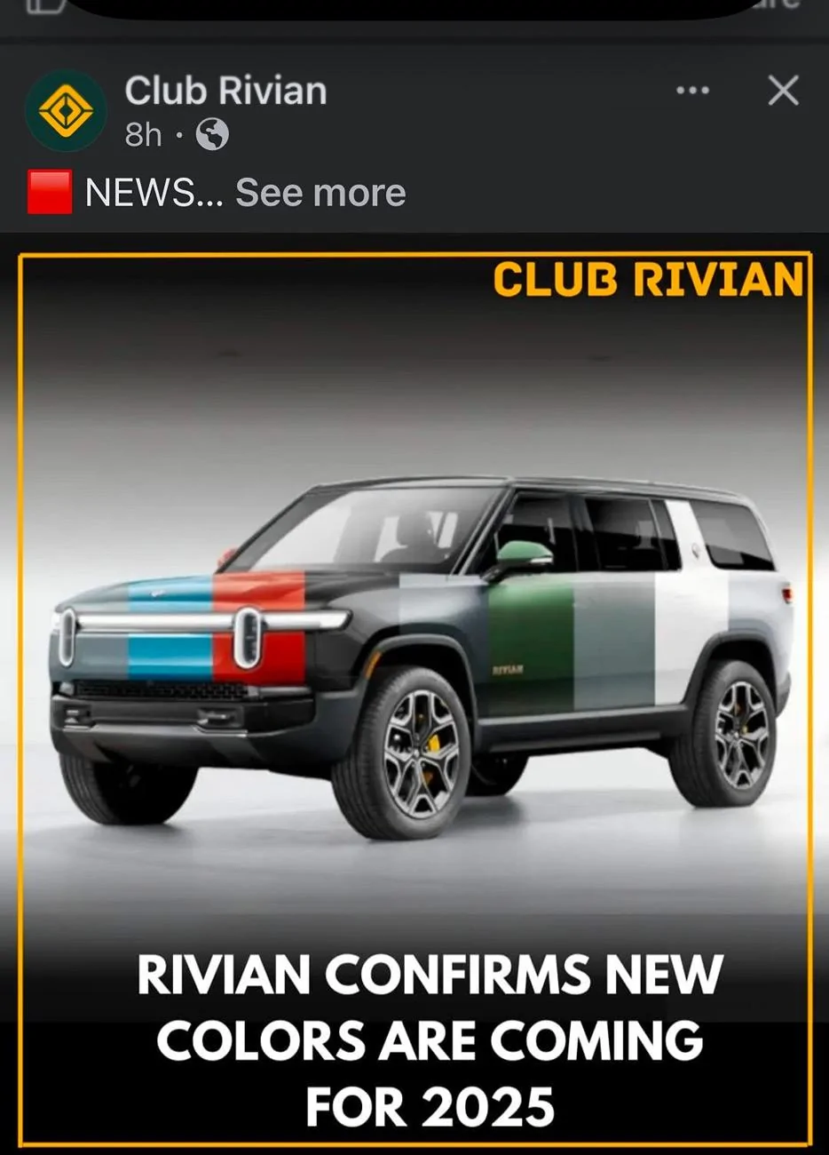 Rivian R1T R1S Matte Saffron Yellow Wrap R1S IMG_5178