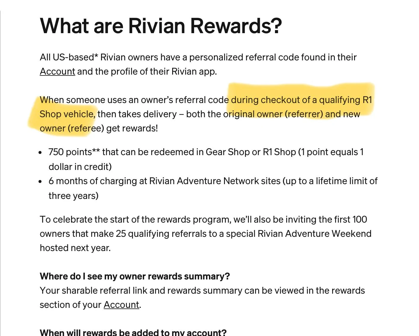 Rivian R1T R1S Rivian Rewards Rant!  Rivian needs to do better! IMG_3925