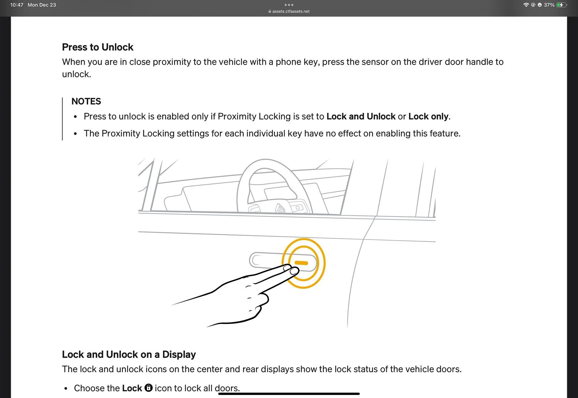 Rivian R1T R1S R1S Gen 2 - Advice on Managing Proximity Locking IMG_0147