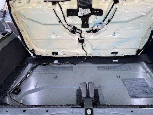 Rivian R1T R1S DIY how-to remove 3rd row from Gen 2 R1S (steps and photos) IMG_2413