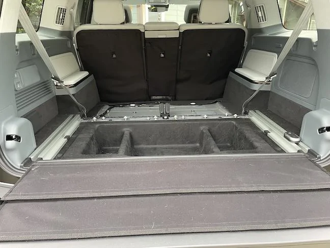 Rivian R1T R1S DIY how-to remove 3rd row from Gen 2 R1S (steps and photos) IMG_2422