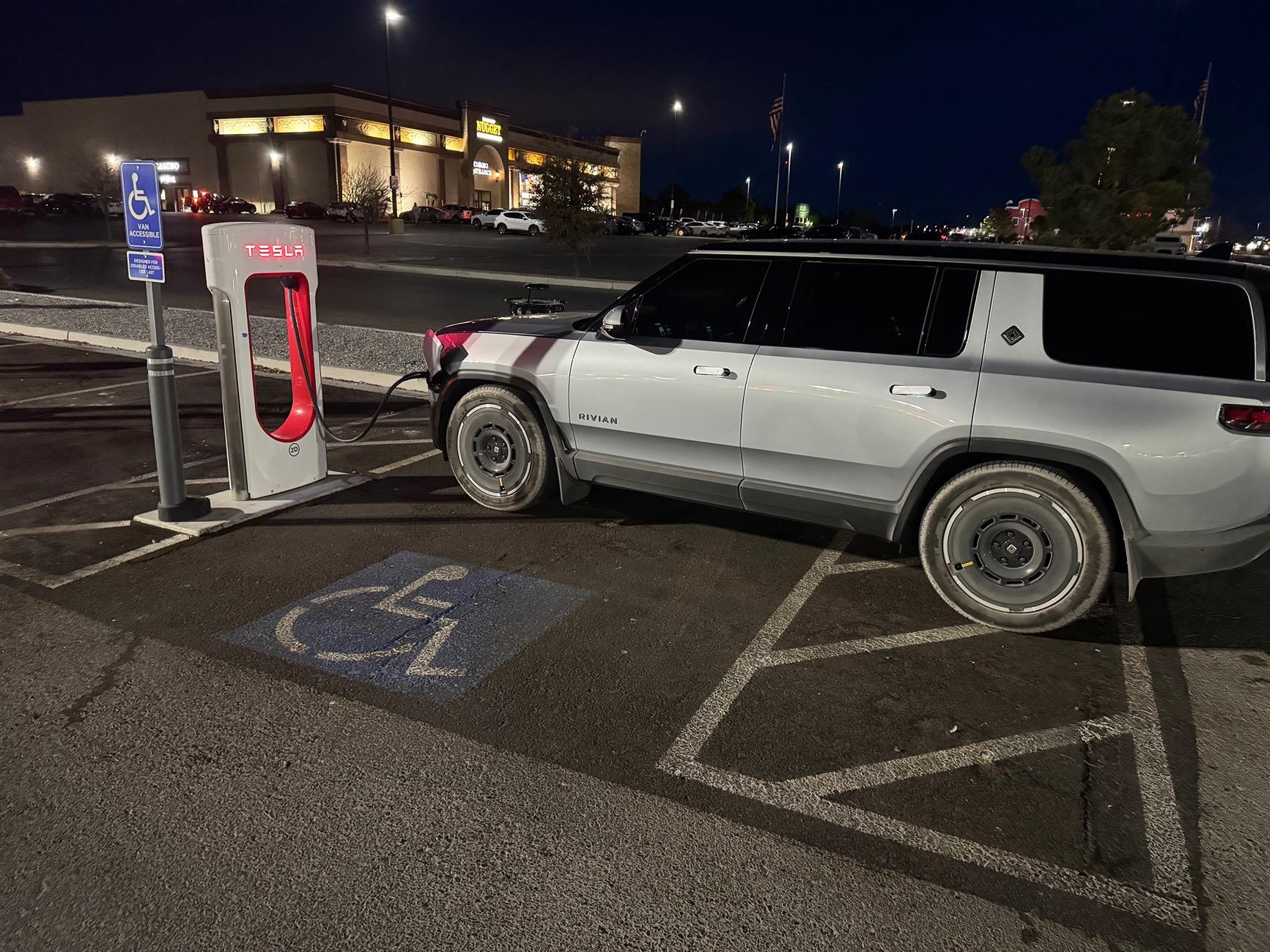 Rivian R1T R1S A Rivian Tesla Charging Experience. IMG_3629