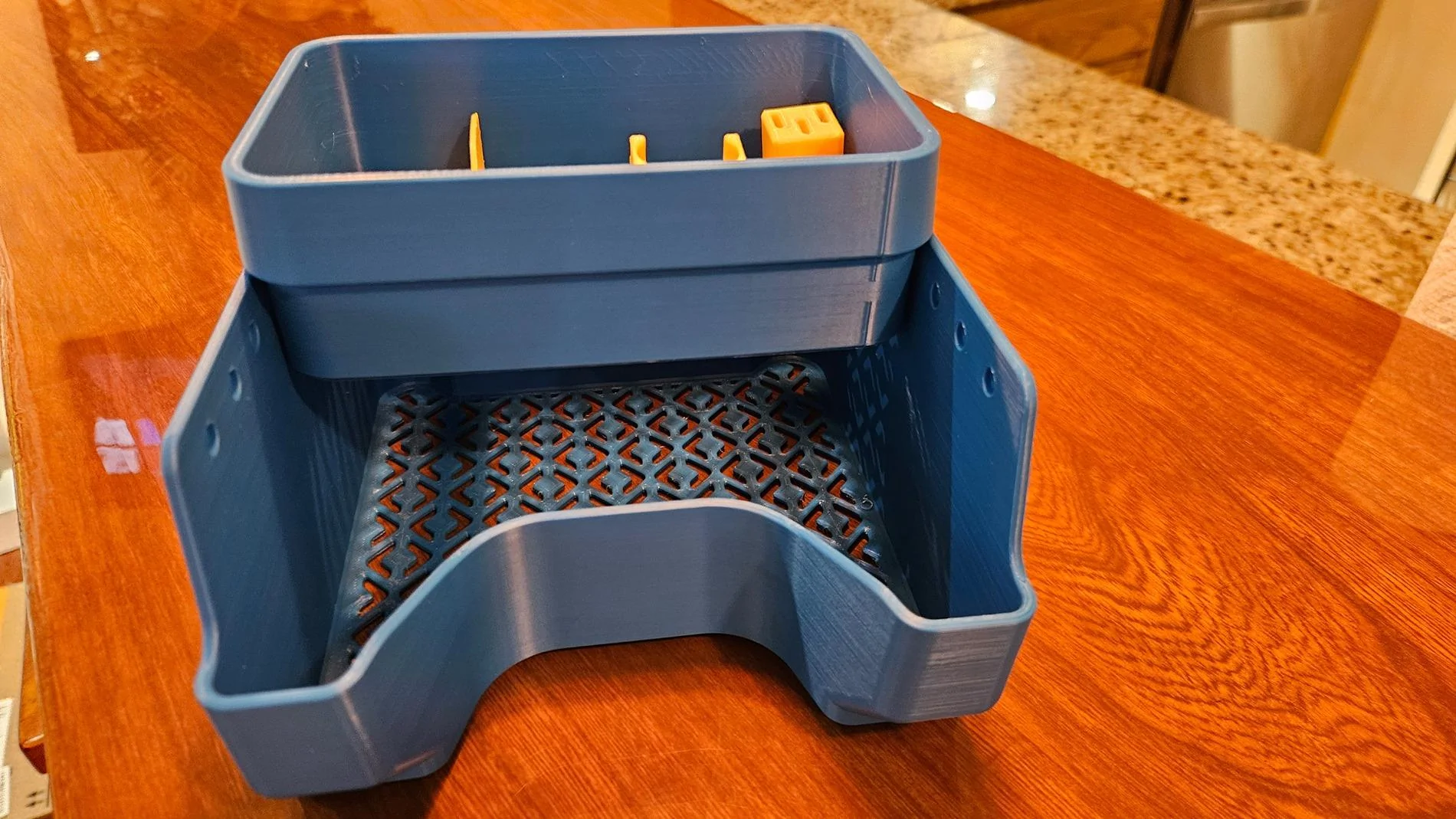 Rivian R1T R1S Customizable Console Organizer (3D Print) 1000024070