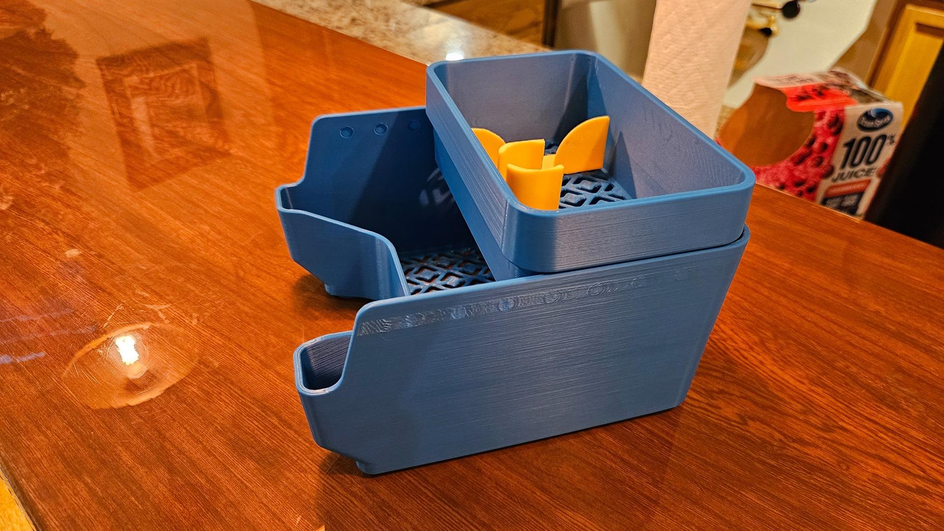 Rivian R1T R1S Customizable Console Organizer (3D Print) 1000024068