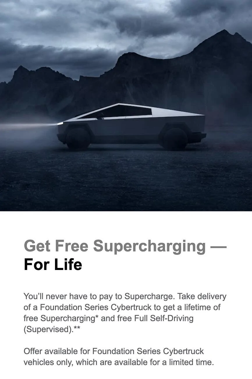 Rivian R1T R1S Tesla Cybertruck - Free Lifetime Charging 1735449941892-ji