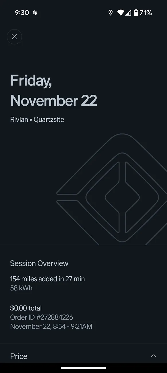 Rivian R1T R1S Gen 2 Standard Pack R1S LFP 80% charge time? Screenshot_20241229-213004